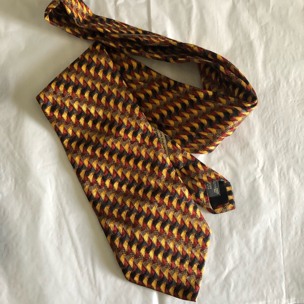 Elegant Ermenegildo Zegna Multicolor Silk Men's Tie